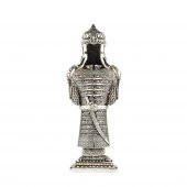 Ayetel Kürsi Zırh Biblo Ev Dekorasyon Aksesuarı Büyük Gümüş - 2