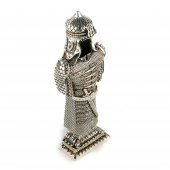 Ayetel Kürsi Zırh Biblo Ev Dekorasyon Aksesuarı Büyük Gümüş - 3