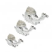 Deve Metalize Biblo Ev Dekorasyon Aksesuarı Gümüş - 1