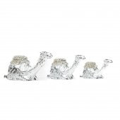 Deve Metalize Biblo Ev Dekorasyon Aksesuarı Gümüş - 2