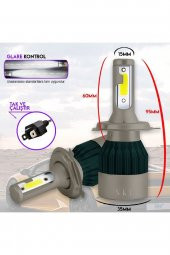 Cıtroen C5 2000 2005 H4 Uzun Kısa Nkt Led Şimşek Etkili Beyaz - 4
