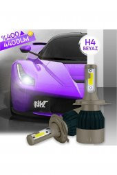 Skoda Yetı H4 Uzun Kısa Nkt Led Şimşek Etkili Beyaz - 1