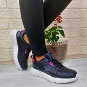 Kinetix Optımo Pu Siyah Fuspetli Comfort Atom Kadın Spor Ayakkabı - 6