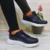 Kinetix Optımo Pu Siyah Fuspetli Comfort Atom Kadın Spor Ayakkabı - 4