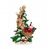 ÇAM AĞACINDA NOEL BABA DEKOR HS661-2 - 3