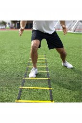 Pro Seviye 10 Çubuklu 4 Metre Futbol Basketbol Hız ve Çeviklik İdman Antreman Merdiveni - 1