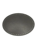 Oval Deri Çanta Tabanı Siyah thumbnail 2