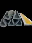 Ygt Ambalaj 5 Adet Gri Geçmeli ve 1 Adet Yapışkanlı Kapı Altı Soğuk Hava Kesici Toz Önleyici Sünger thumbnail 1