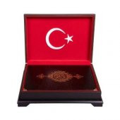 Ahşap Kutulu Kuran-ı Kerim - 0356 (Rahle Boy, Ay-Yıldız) - 2