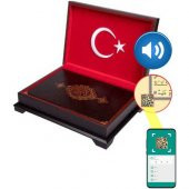 Ahşap Kutulu Kuran-ı Kerim - 0356 (Rahle Boy, Ay-Yıldız) - 5