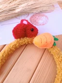 Tavşan Figürlü Peluş Taç - 7