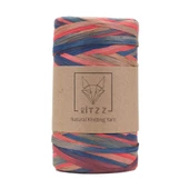 Ebruli Soft Rafya İp Ritzz R017 Somon Lacivert Kraft (150G) thumbnail 1