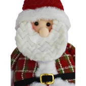Dekoratif Uzayan Pelüş Noel Baba 60 CM - 3