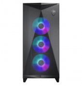 MSI MPG GUNGNIR 300R AIRFLOW TEMPERLI CAM A-RGB FAN 4x120mm PMW FAN ATX BROWN BOX GAMING BILGISAYAR KASASI - 1