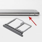 Lg G6 H870,h871,h872,h873 Sim Hafıza Kart Kapağı-füme - 1