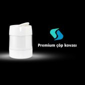 PREMİUM ÇÖP KOVASI-BEYAZ - 2