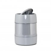 SİLİWAX PREMİUM ÇÖP KOVASI-GRİ - 2