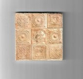 Şeker Portakalım Dekoratif Figürlü Doğal Taş Banyo Gider Kapağı Süsü Tekli 10X10 Cm - 1