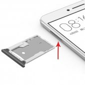 Xiaomı Mi Max 2 Sim Hafıza Kart Kapağı-siyah - 1