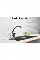 Kustar Mat Siyah Kuğu Model Mutfak Eviye Bataryası - 3