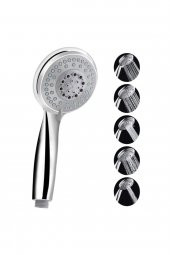 Kustar Elvis Banyo Duş Başlığı 5 Fonksiyonlu Yumuşak Su Akışı Için Başlık - 1