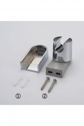 Kustar Krom L Mafsal Tutma Aparatı Paslanmaz 180 Derece Döner Duş Başlığı - 4