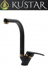 Kustar Tyal Gold Siyah Mutfak Evye Bataryası - 1