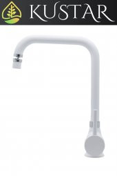 Kustar Varna Beyaz Kare Mutfak Evye Bataryası - 2