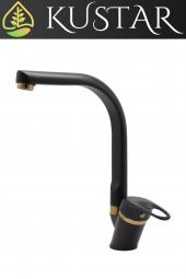 Kustar Tyal Gold Siyah Mutfak Evye Bataryası - 2