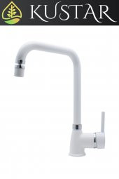 Kustar Varna Beyaz Kare Mutfak Evye Bataryası - 1