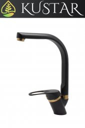 Kustar Tyal Gold Siyah Mutfak Evye Bataryası - 3