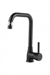 Kustar Santa Komple Siyah Mutfak Evye Bataryası 360 Oynar Perlatörlü - 1