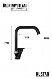 Kustar Oviedo Siyah Mutfak Evye Bataryası thumbnail 2