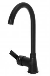 Kustar Grozni Komple Siyah Mutfak Evye Bataryası Delta Borulu Aç Kapa - 2