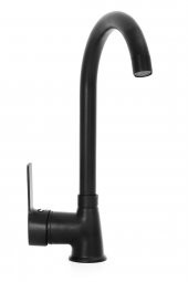 Kustar Grozni Komple Siyah Mutfak Evye Bataryası Delta Borulu Aç Kapa - 3