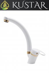 Kustar Sema Gold Beyaz Mutfak Evye Bataryası - 2