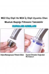 Kustar Musluk Başlığı Filtresi 2 Adet - 4