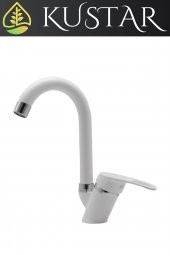 Kustar Cambridge Beyaz Mix Aç Kapa Banyo Lavabo Bataryası - 2