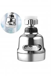 Kustar Tasarruflu Oynar Başlık Krom 3 Fonksiyonlu Musluk Başlığı - 2