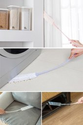 Kustar Ara Yüzey Temizleme Aparatı Buzdolabı Altı Çamaşır Bulaşık Makinası Altı Koltuk Dolap Altı Temizleme - 1