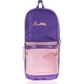 Kaukko Mazing Simli Mor Kız Çocuk Kalem Çantası - Çanta Şekilli - 2