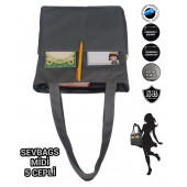 SEVBAGS KADIN GÜNLÜK ASKILI OMUZ KOL VE EL ÇANTASI MİDİ - 3