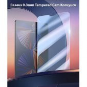 Baseus 4K HD Çerçevesiz 0.3mm Full iPad Mini 8.3inç (2021) Cam Ekran Koruyucu Çizilmez Koruma - 3