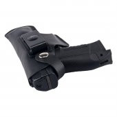 Glock Deri Tabanca İç Kılıfı Yumuşak Deri Siyah - 4