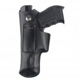 Glock Deri Tabanca İç Kılıfı Yumuşak Deri Siyah - 5