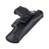 Glock Deri Tabanca İç Kılıfı Yumuşak Deri Siyah - 6