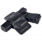 Canik 55 Deri Tabanca Kılıfı Yarım Kelebek Atkısız Siyah Sol El thumbnail 2