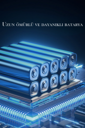 Fuchsia VC04 Dijital Göstergeli 4000 mAh Bataryalı Kablosuz Hava Kompresörü - 2