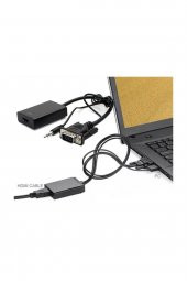 VGA to HDMİ  Dönüştürücü + Ses + USB Power - 20cm - 2