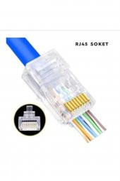 Yeni Nesil Rj45 Cat 6 Konnektör 200lü Paket 1. Sınıf Kalite - 4